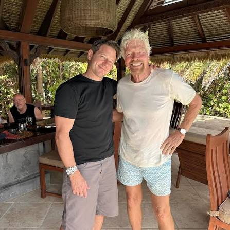 Shawn with Richard Branson